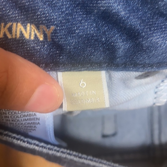 Michael Kors - Izzy Skinny Dark Denim Jeans Size 6 - Picture 12 of 12